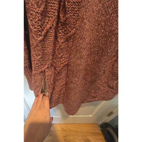 Sleeping on Snow Anthropologie Bondurant Sherpa cardigan wrap sz L - Picture 6 of 8